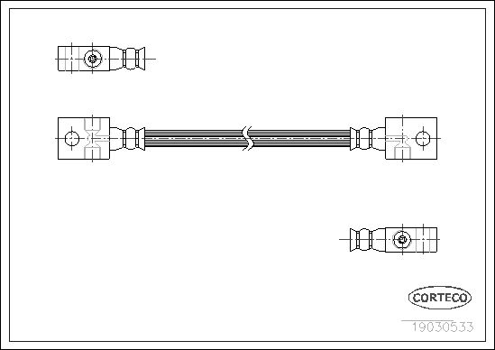 CORTECO 19030533 Brake Hose