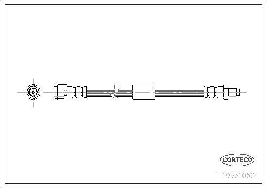 CORTECO 19031052 Brake Hose