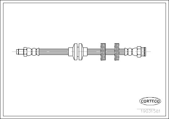 CORTECO 19031581 Brake Hose