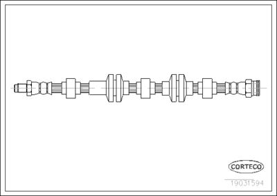 Brake Hose CORTECO 19031594