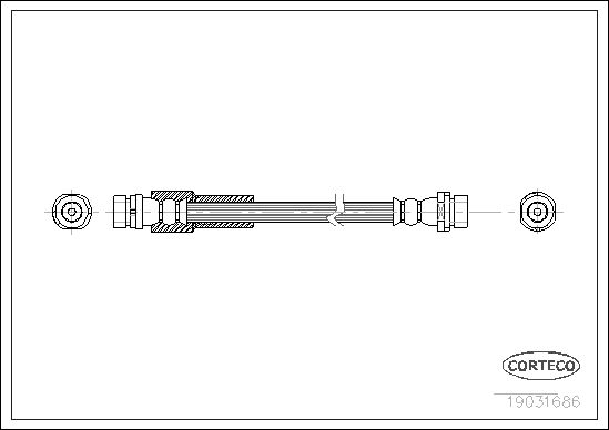 CORTECO 19031686 Brake Hose