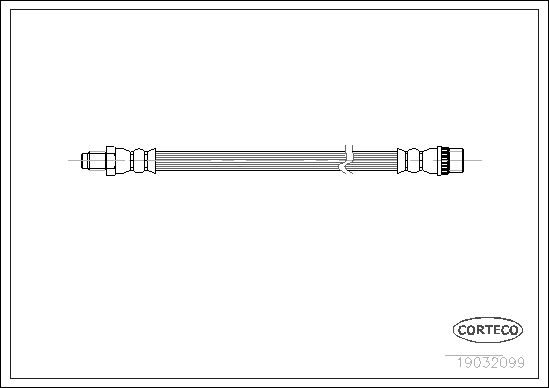 CORTECO 19032099 Brake Hose