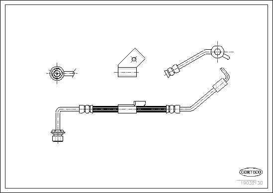 CORTECO 19032130 Brake Hose