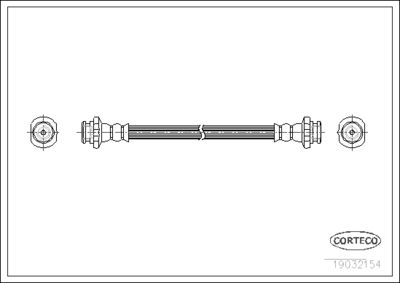 Brake Hose CORTECO 19032154