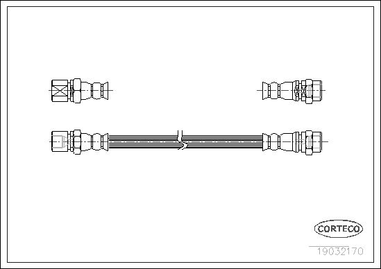 CORTECO 19032170 Brake Hose