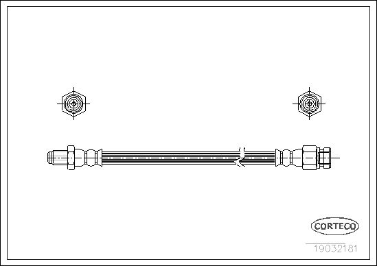 CORTECO 19032181 Brake Hose