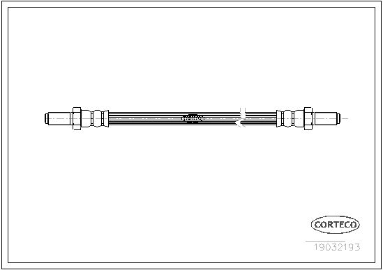 CORTECO 19032193 Brake Hose