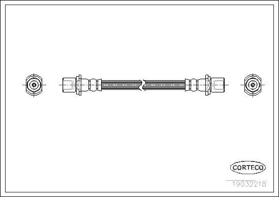 CORTECO 19032218 Brake Hose