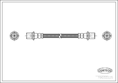 Brake Hose CORTECO 19032225