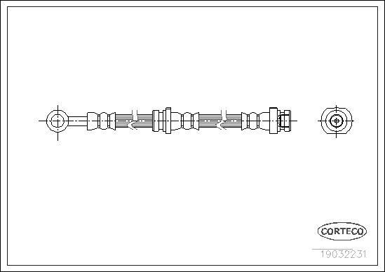 CORTECO 19032231 Brake Hose