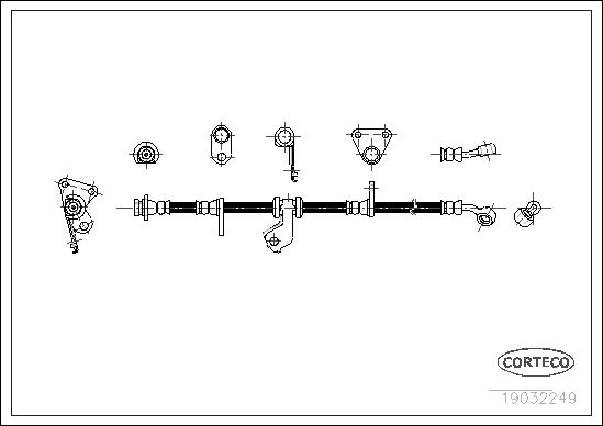 CORTECO 19032249 Brake Hose