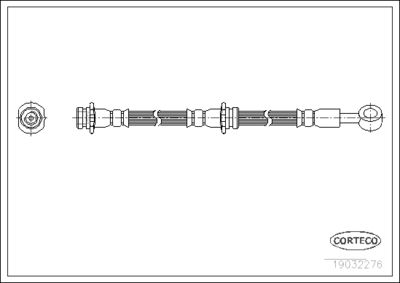 Brake Hose CORTECO 19032276