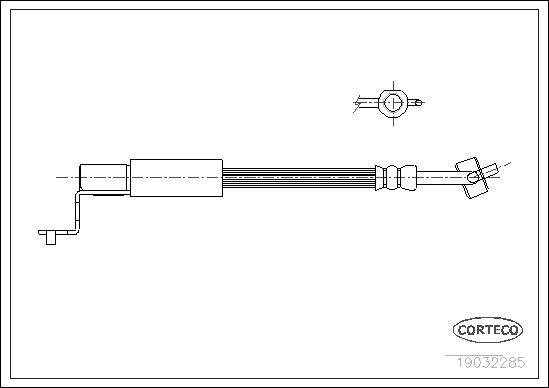 CORTECO 19032285 Brake Hose