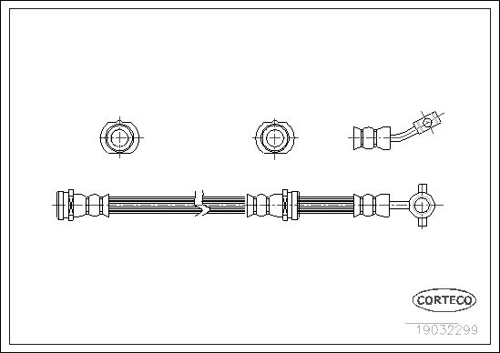 CORTECO 19032299 Brake Hose