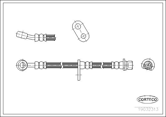 CORTECO 19032313 Brake Hose