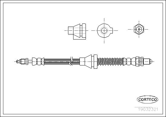 CORTECO 19032321 Brake Hose