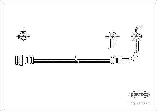 CORTECO 19032369 Brake Hose