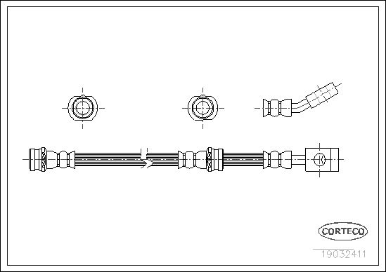 CORTECO 19032411 Brake Hose