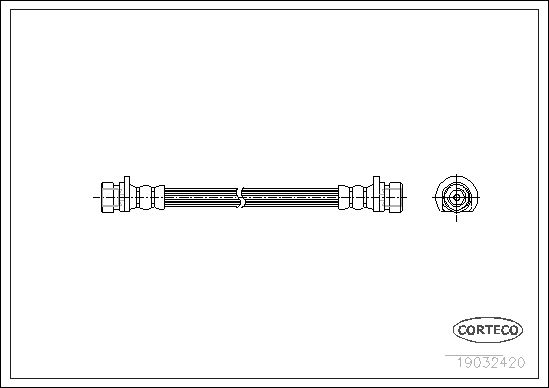 CORTECO 19032420 Brake Hose