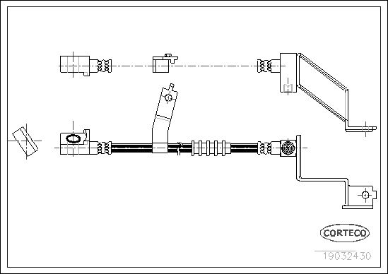 CORTECO 19032430 Brake Hose