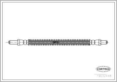 Brake Hose CORTECO 19032448