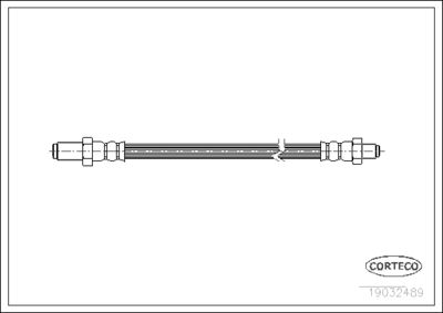 Brake Hose CORTECO 19032489