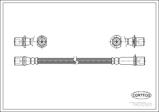 CORTECO 19032505 Brake Hose