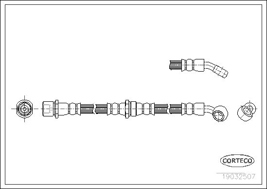 CORTECO 19032507 Brake Hose