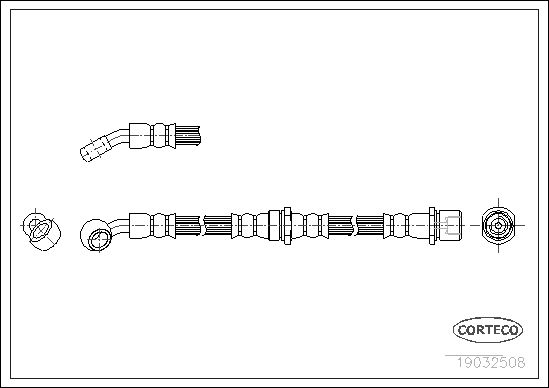 CORTECO 19032508 Brake Hose