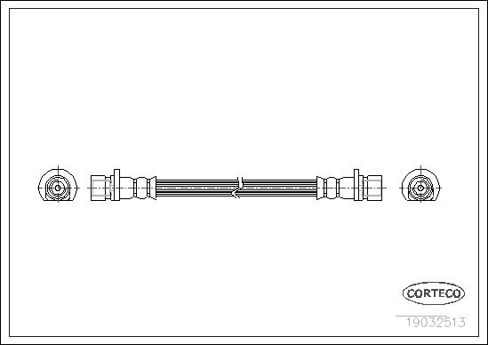 CORTECO 19032513 Brake Hose