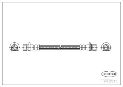 Brake Hose CORTECO 19032513