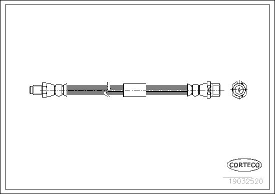 CORTECO 19032520 Brake Hose