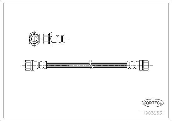 CORTECO 19032531 Brake Hose