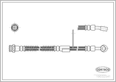 Brake Hose CORTECO 19032541