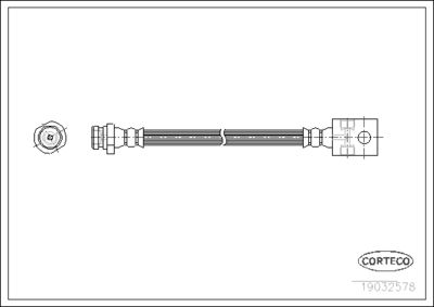 Brake Hose CORTECO 19032578