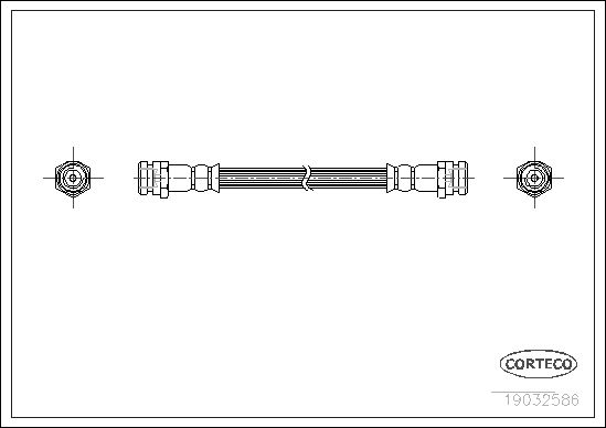 CORTECO 19032586 Brake Hose