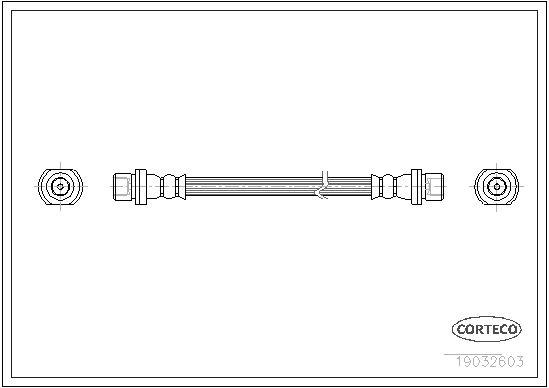 CORTECO 19032603 Brake Hose