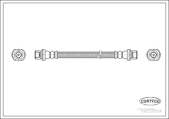 CORTECO 19032604 Brake Hose