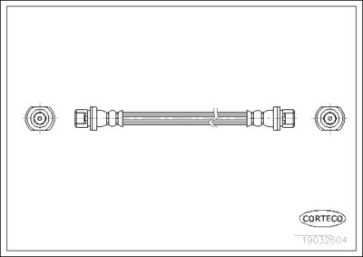 Brake Hose CORTECO 19032604