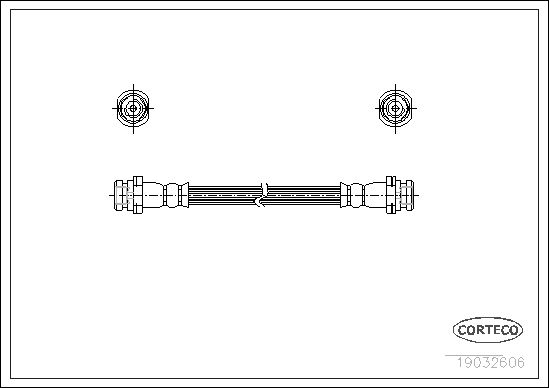 CORTECO 19032606 Brake Hose