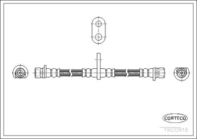 Brake Hose CORTECO 19032618