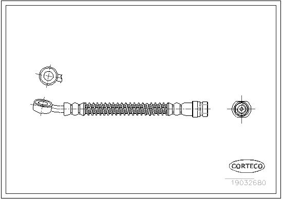CORTECO 19032680 Brake Hose