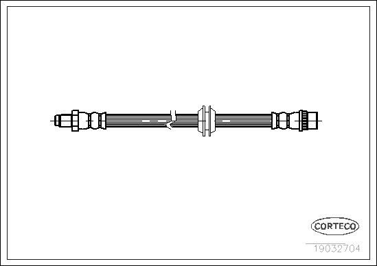 CORTECO 19032704 Brake Hose