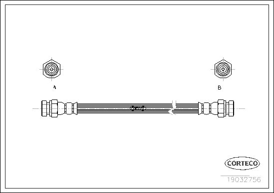 CORTECO 19032756 Brake Hose