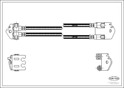Brake Hose CORTECO 19032831