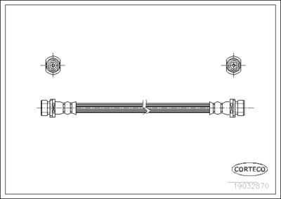 Brake Hose CORTECO 19032870