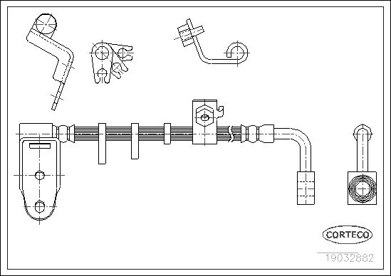 CORTECO 19032882 Brake Hose