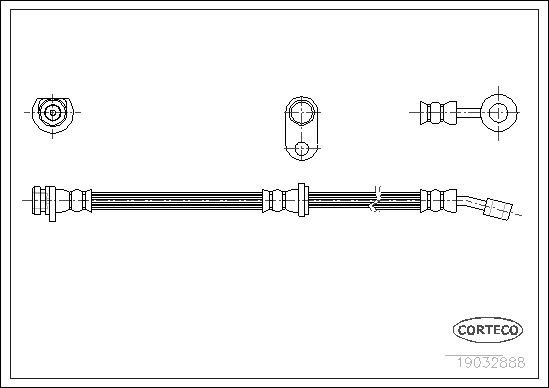 CORTECO 19032888 Brake Hose