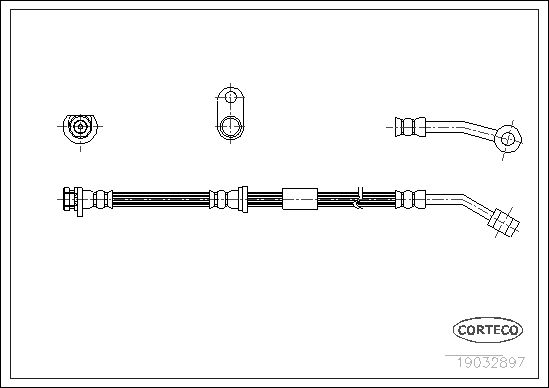 CORTECO 19032897 Brake Hose