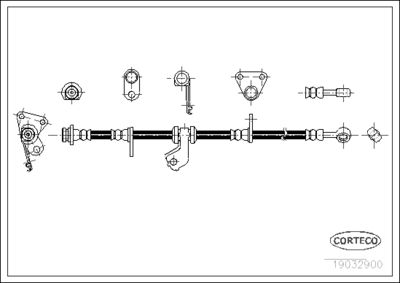 Brake Hose CORTECO 19032900